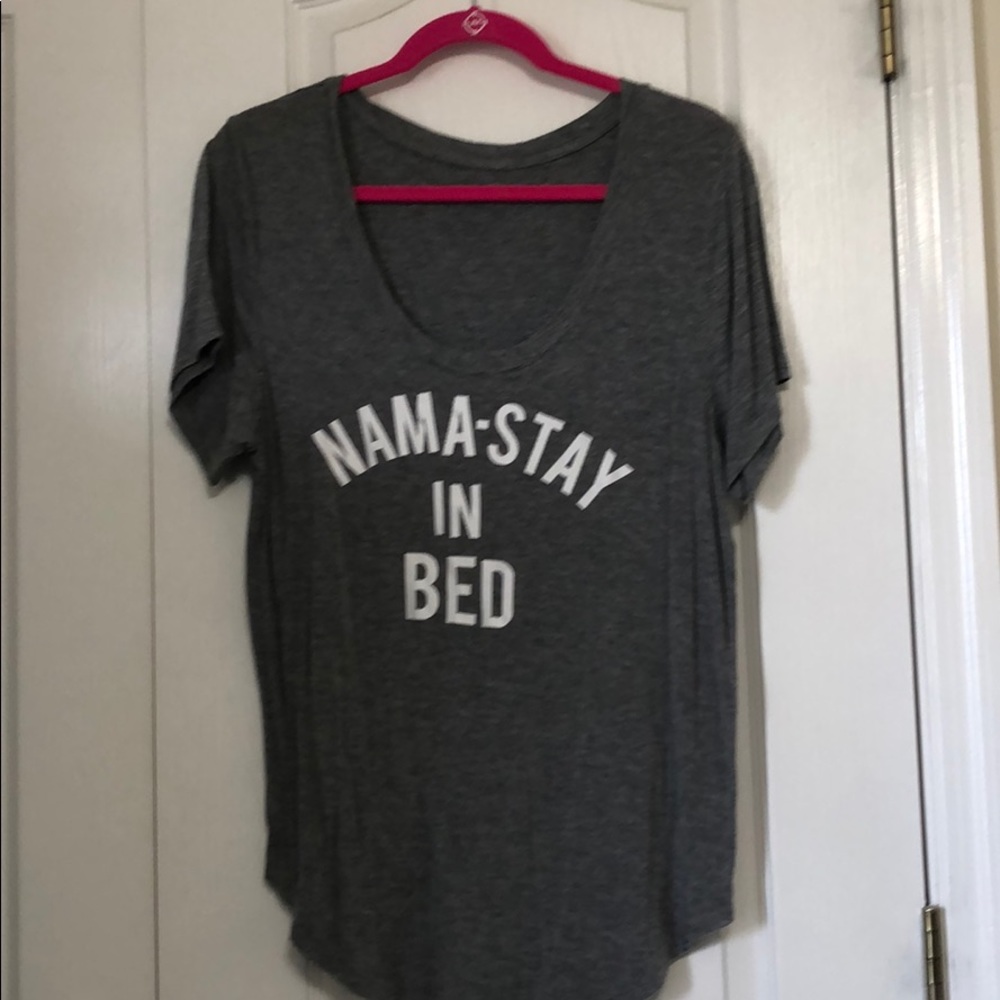 Namaste in bed T shirt